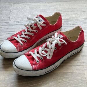 Converse Chuck Taylor All Star OX Mens Size 12 Red Athletic Shoes Sneakers